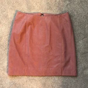 Free People Vegan Suede Skirt Size 4